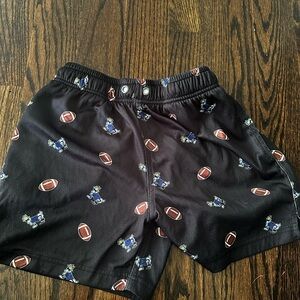 G.O.A.T. USA Black Kids Shorts with Football Print XL